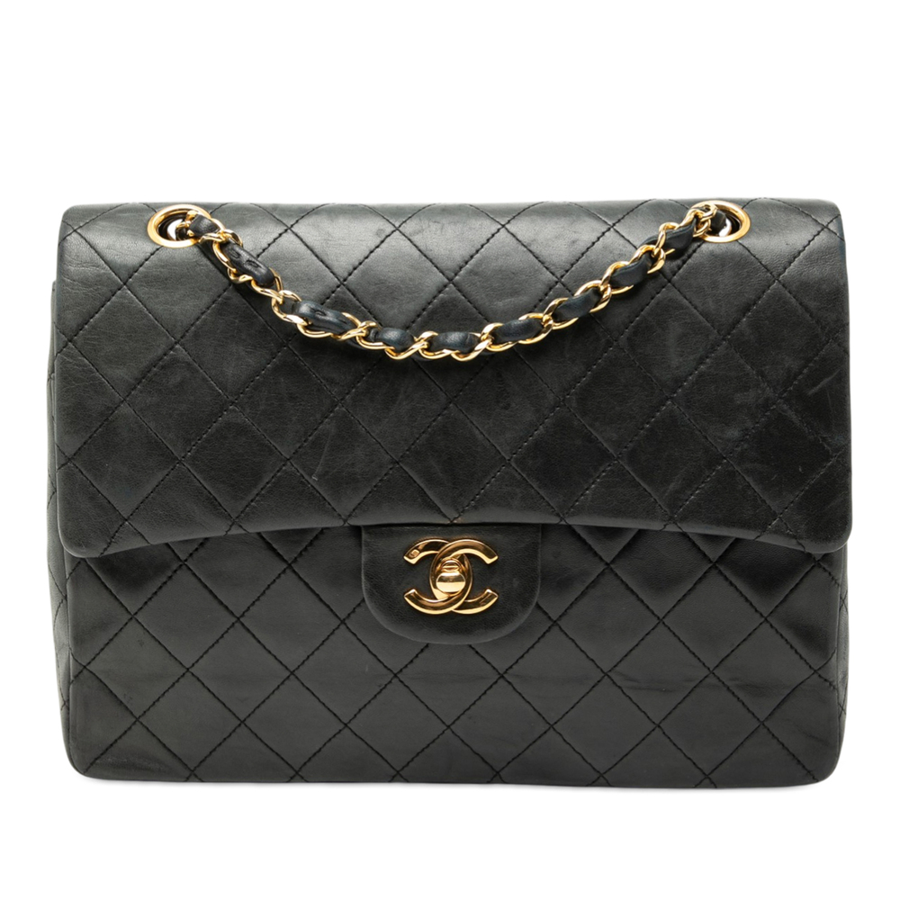 Pre-Loved Chanel Medium Tall Classic Lambskin Double Flap